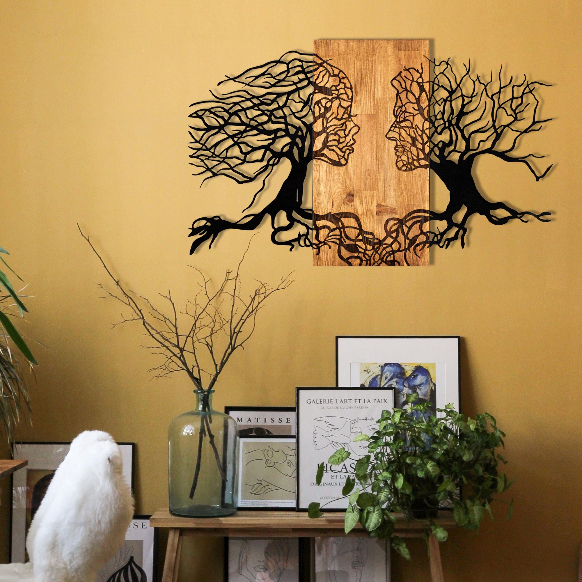 Wallity Wanddekoobjekt 100% METAL (Thickness: 1,2 mm), 92 x 58 cm Z1774 (1 St)