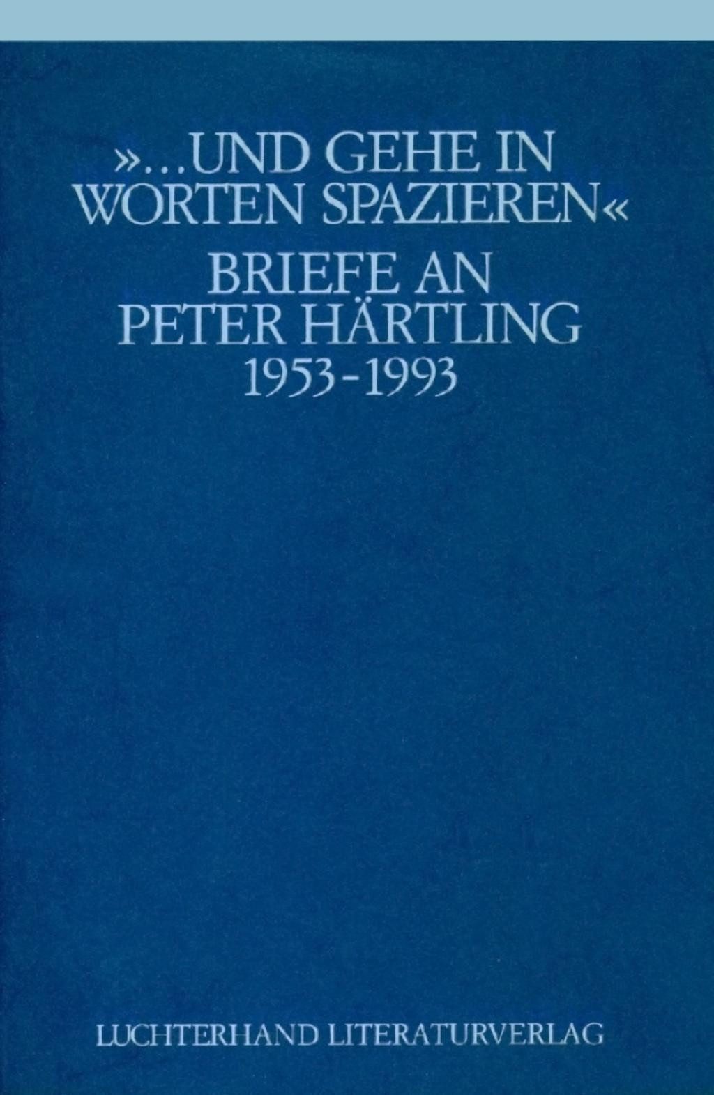 Kiepenheuer & Witsch Verlag Tagebuch ... Und gehe in Worten spazieren