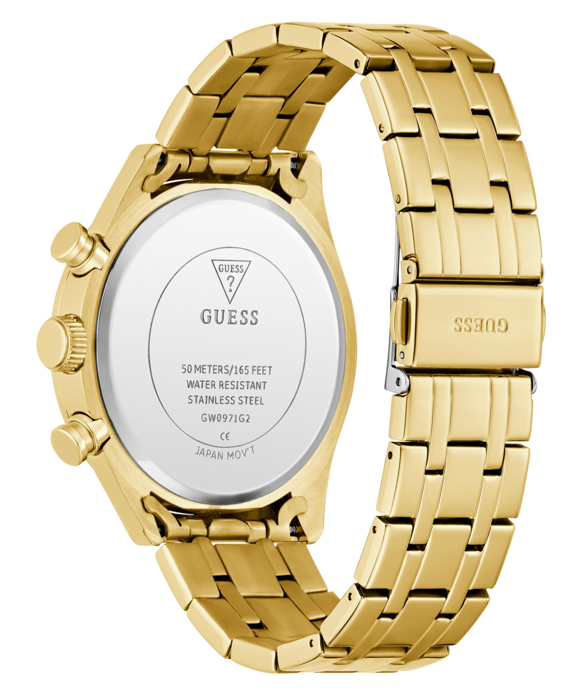 Guess Multifunktionsuhr DAWSON GW0971G2, Quarzuhr, Armbanduhr, Herrenuhr, Edelstahlarmband