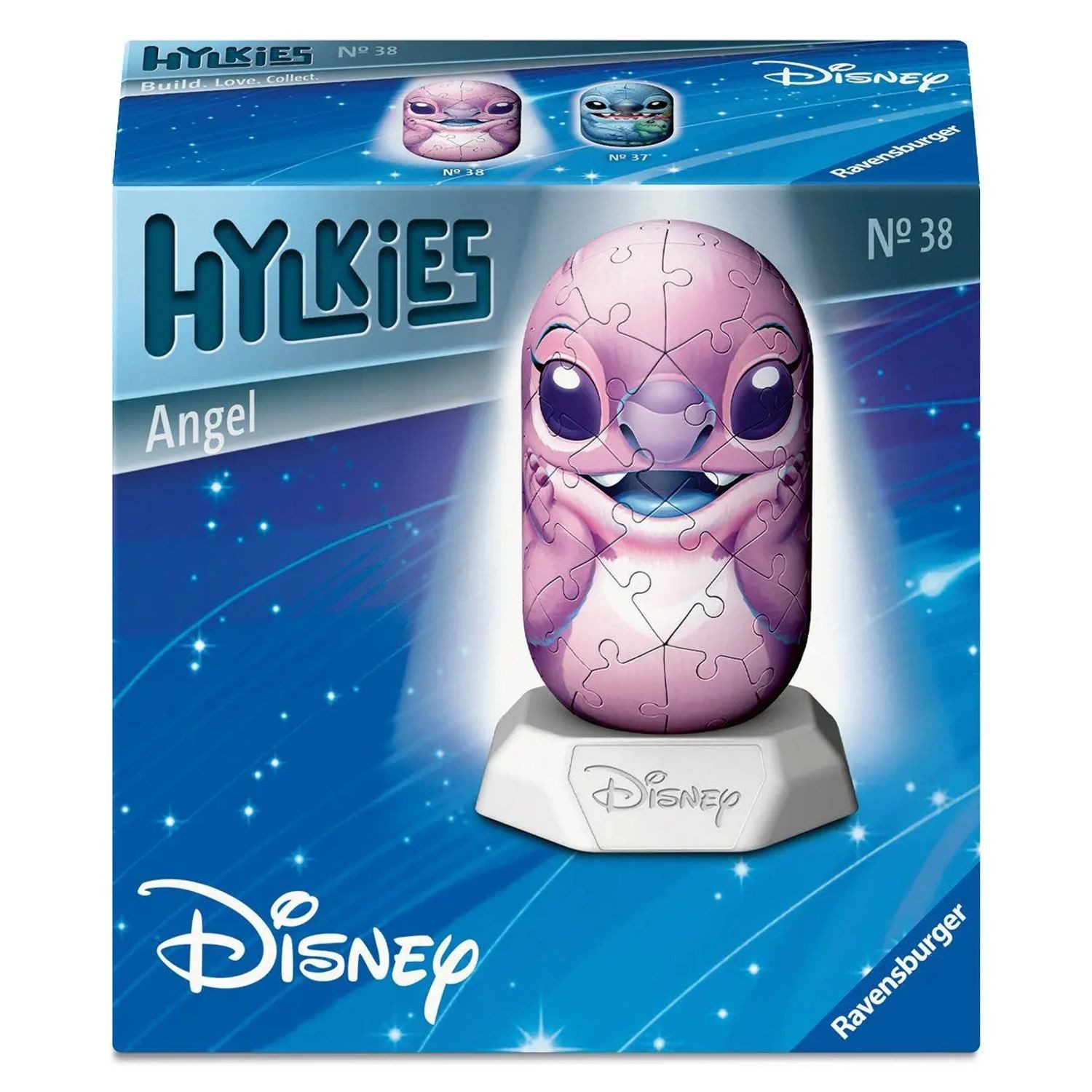 Ravensburger Puzzle Hylkies Disney Stitch Hylkies #38 - Disney Stich Angel Sammelfigur, Puzzleteile