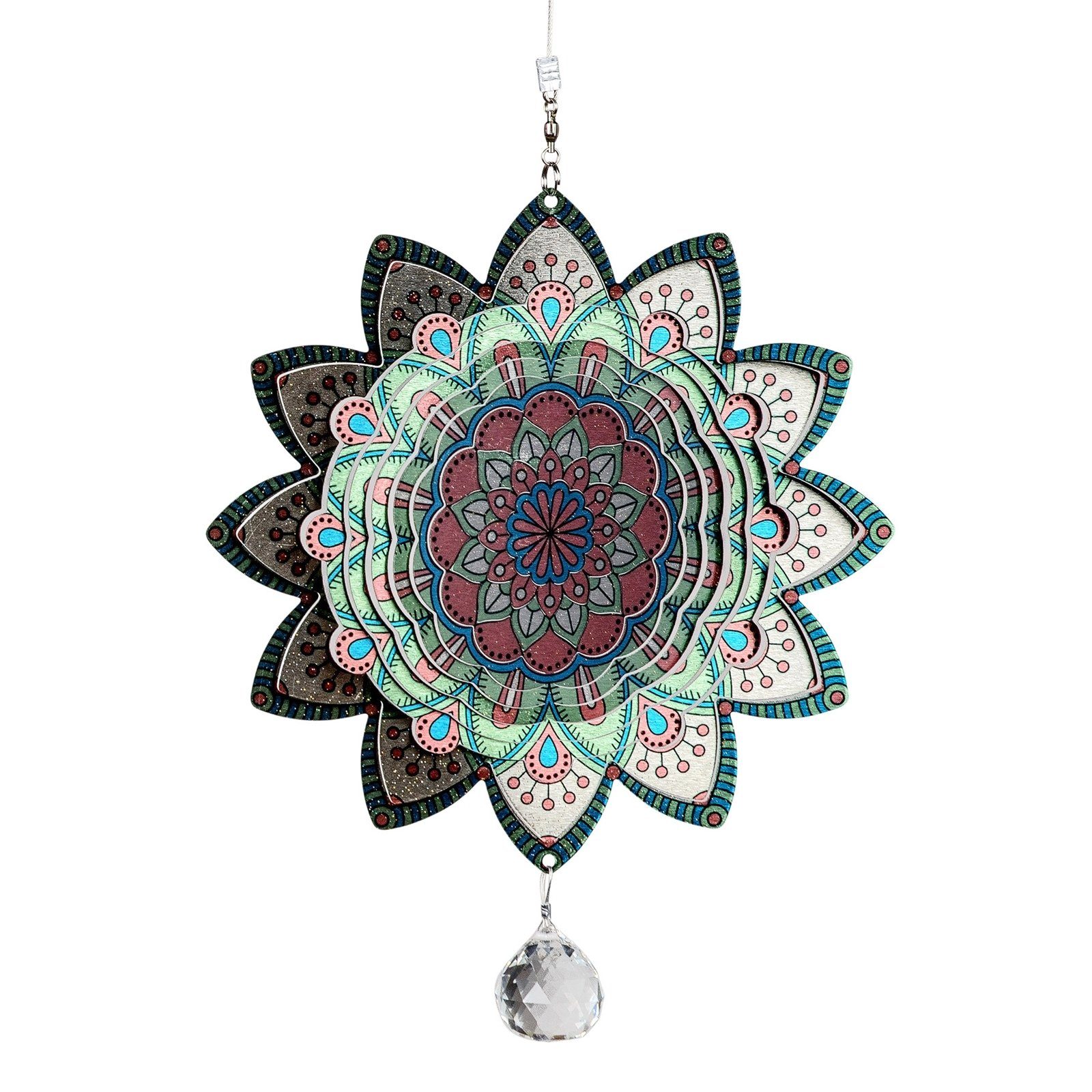 Dekohänger Deko Hänger Mandala grün