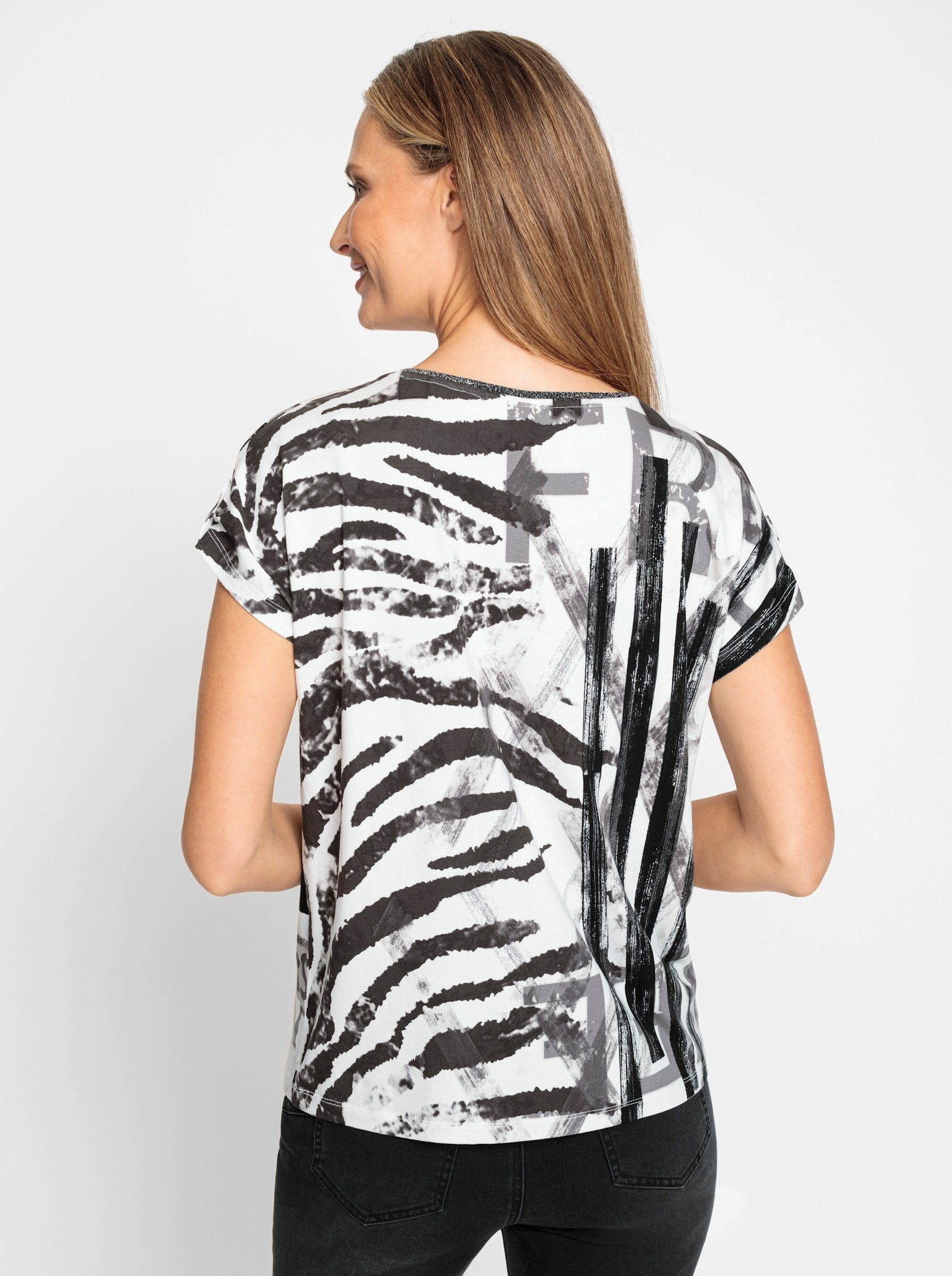 heine T-Shirt Druck-Shirt Kurzarm günstig online kaufen