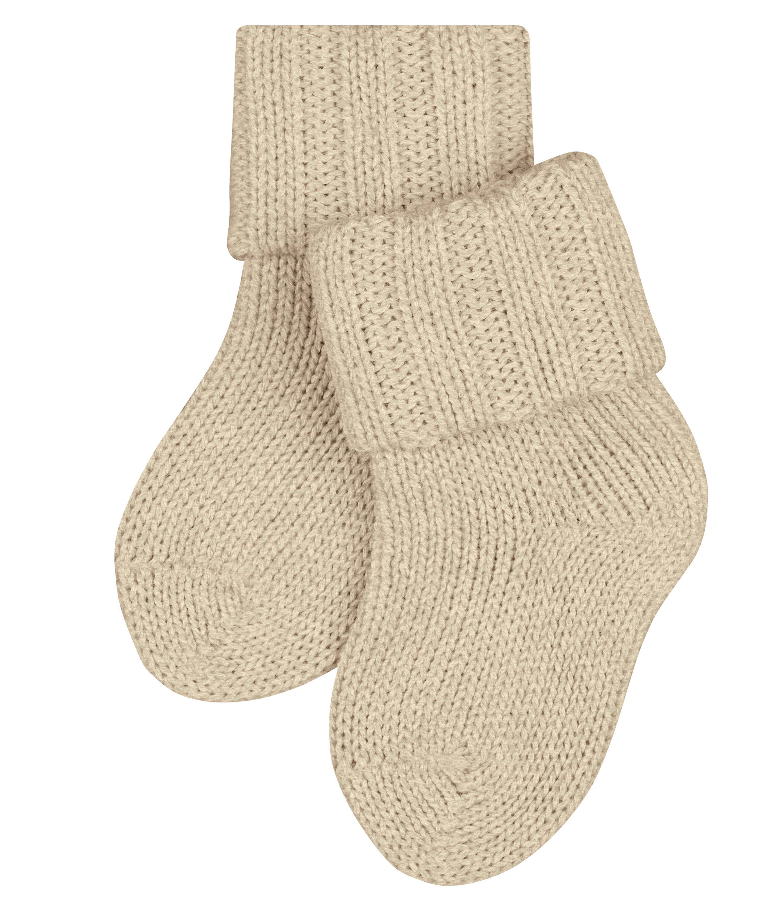 (1-Paar) mel. sand Socken Flausch FALKE (4650)
