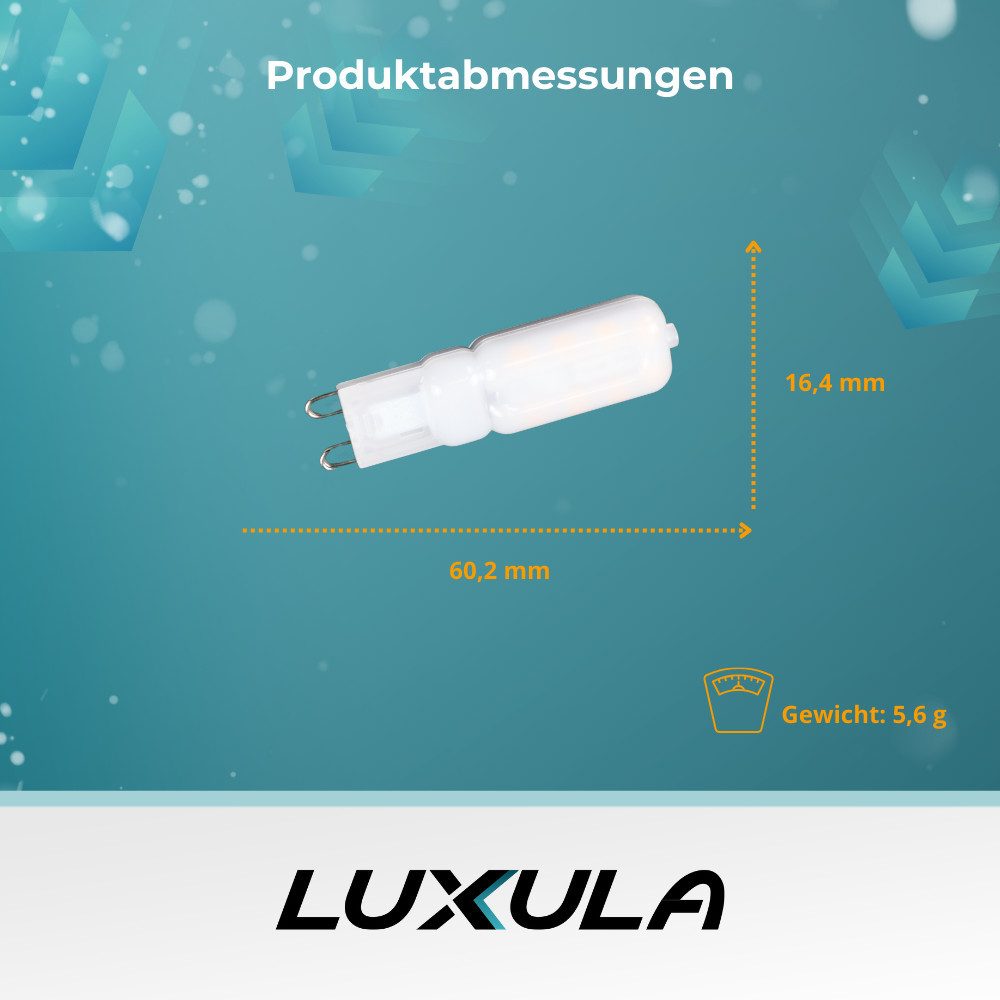 LUXULA LED-Leuchtmittel LUXULA LED-Leuchtmittel G9 4 W 4000 K Neutralweiß, G9, Neutralweiß
