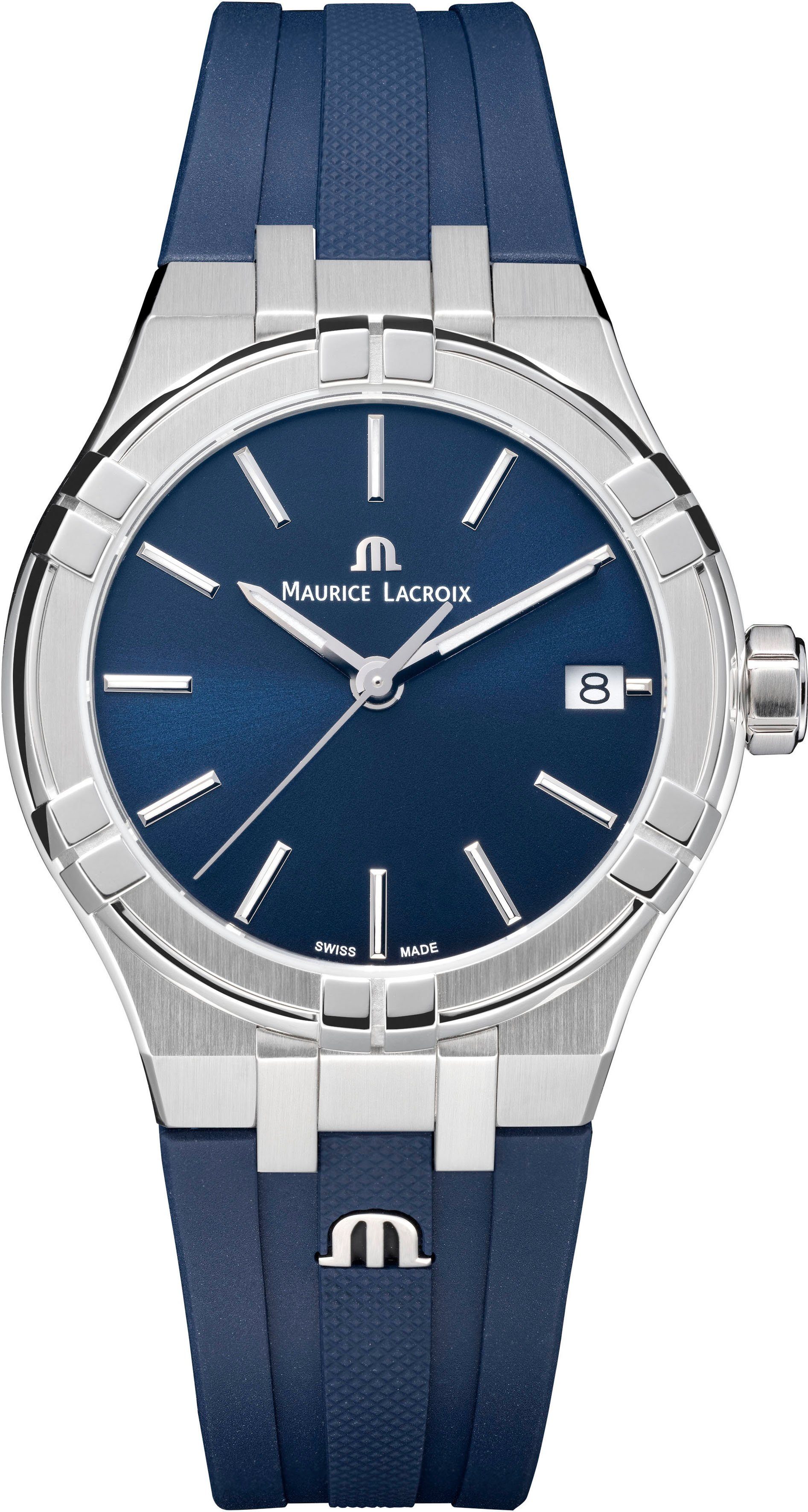 MAURICE LACROIX Schweizer Uhr Aikon Date, AI1106-SS000-430-4