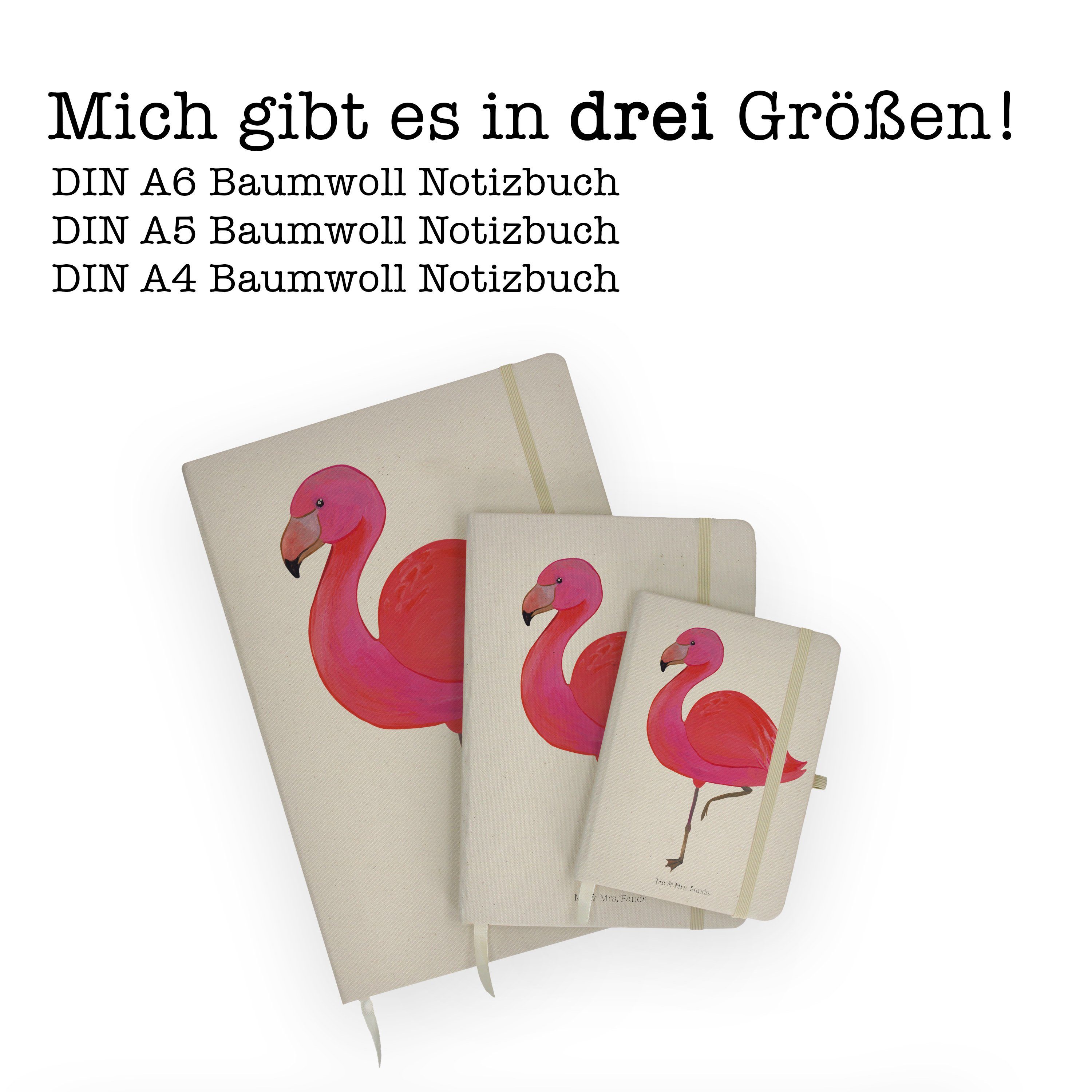 rosa, classic Notizbuch Flamingo Geschenk, Mr. & Mrs. Transparent Panda - Geschwister, Notizen & Mrs. Panda - Mr.