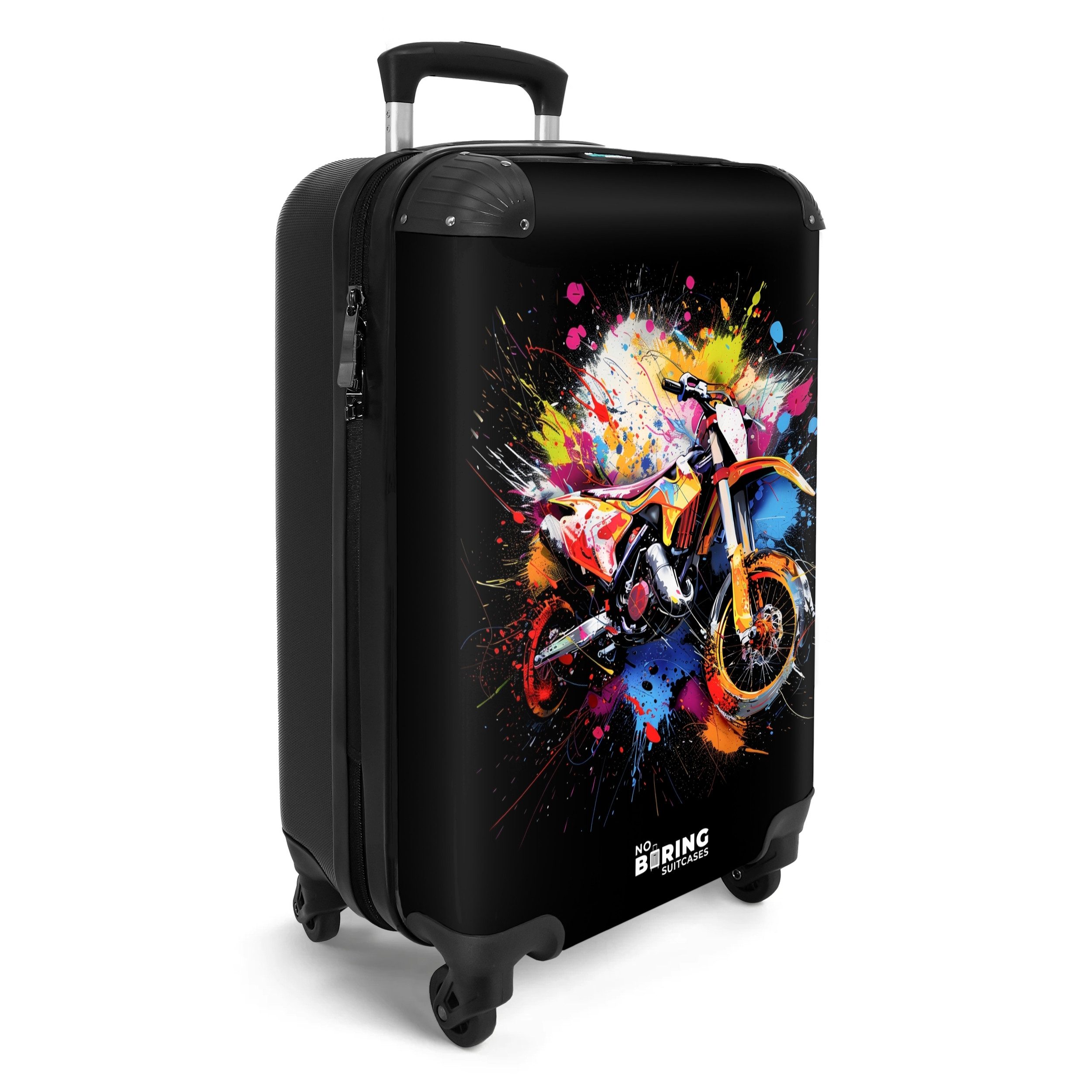 NoBoringSuitcases.com© Hartschalen-Trolley Motor mit bunter Farbe günstig online kaufen