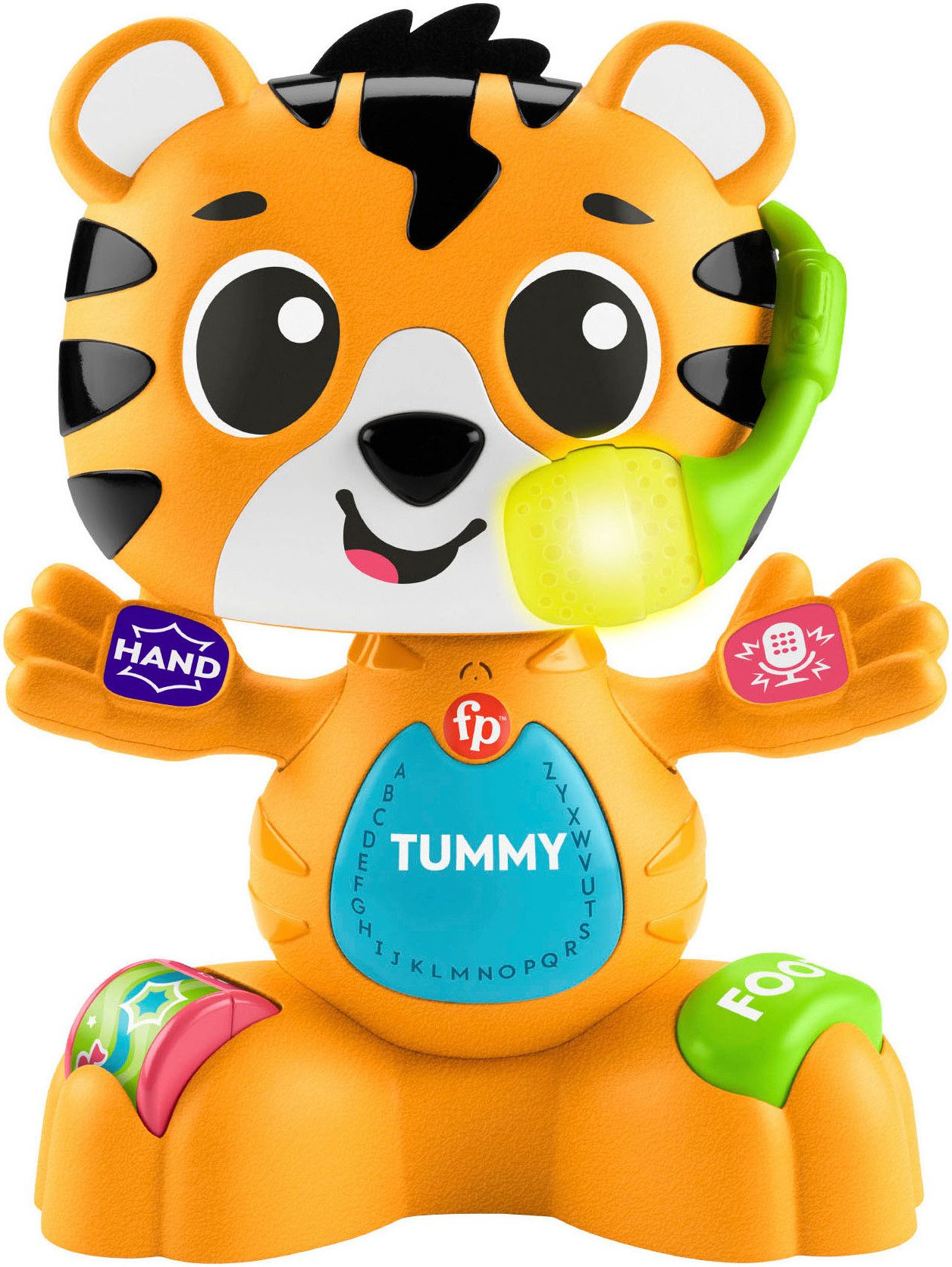 Fisher-Price® Lernspielzeug Beat Bande Lern & Tanz Tiger Justin, mit Licht und Sound
