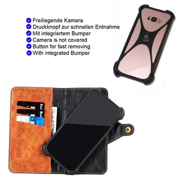 K-S-Trade Handyhülle für Emporia Smart.3, Handyhülle Schutzhülle Bookstyle Case Wallet-Case Handy Cover
