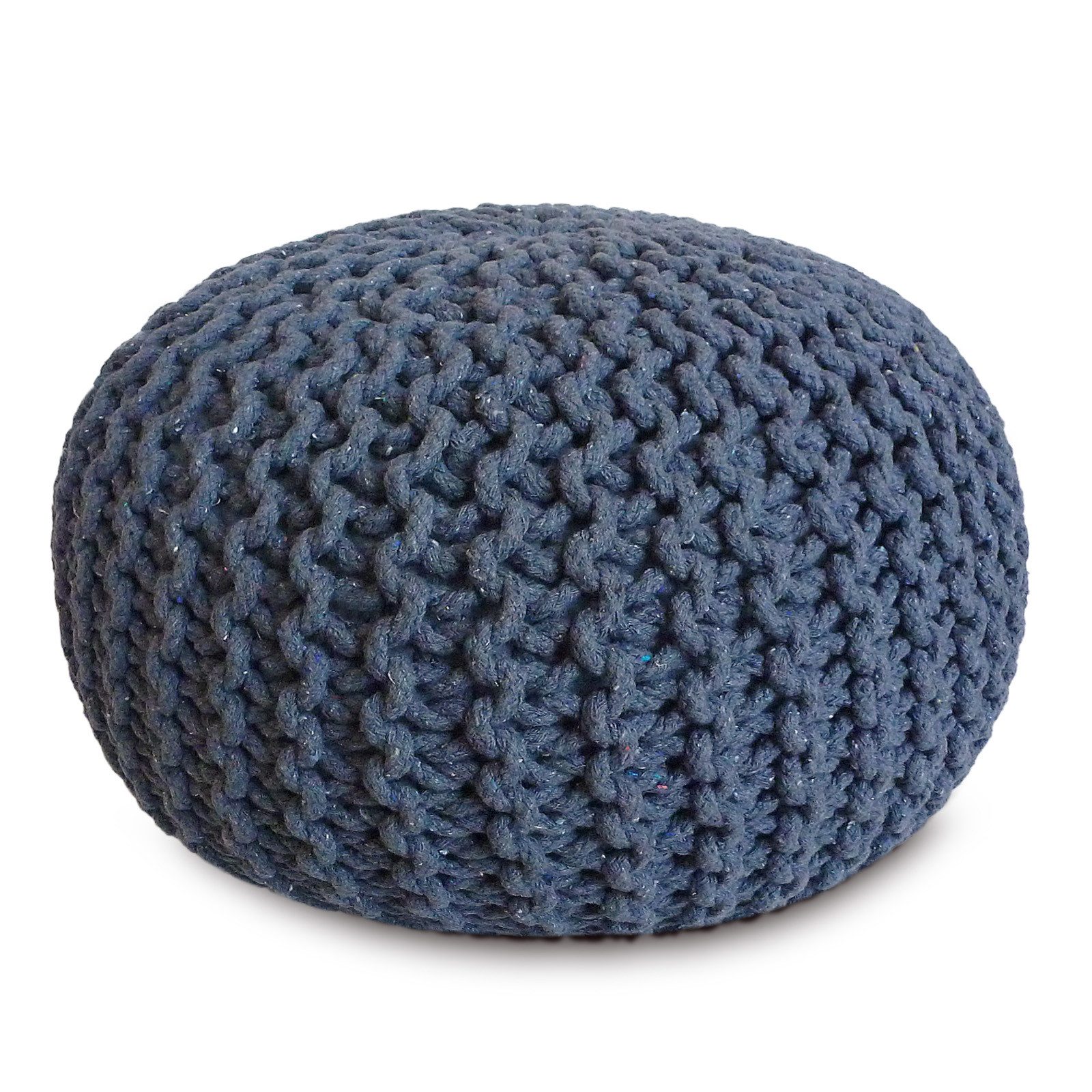 Amagohome Sitzhocker Strickhocker Pouf Ø45 o. 55cm Bodenkissen Sitzpouf XXL günstig online kaufen