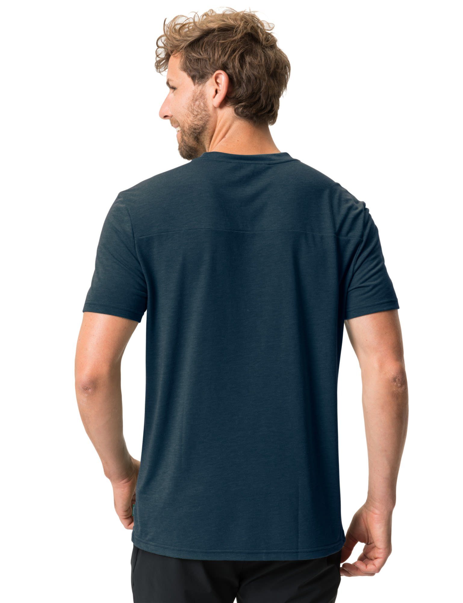 Iii Mens Kurzarm-Shirt Dark Vaude Herren Sea Blue Tekoa VAUDE T-Shirt - T-shirt