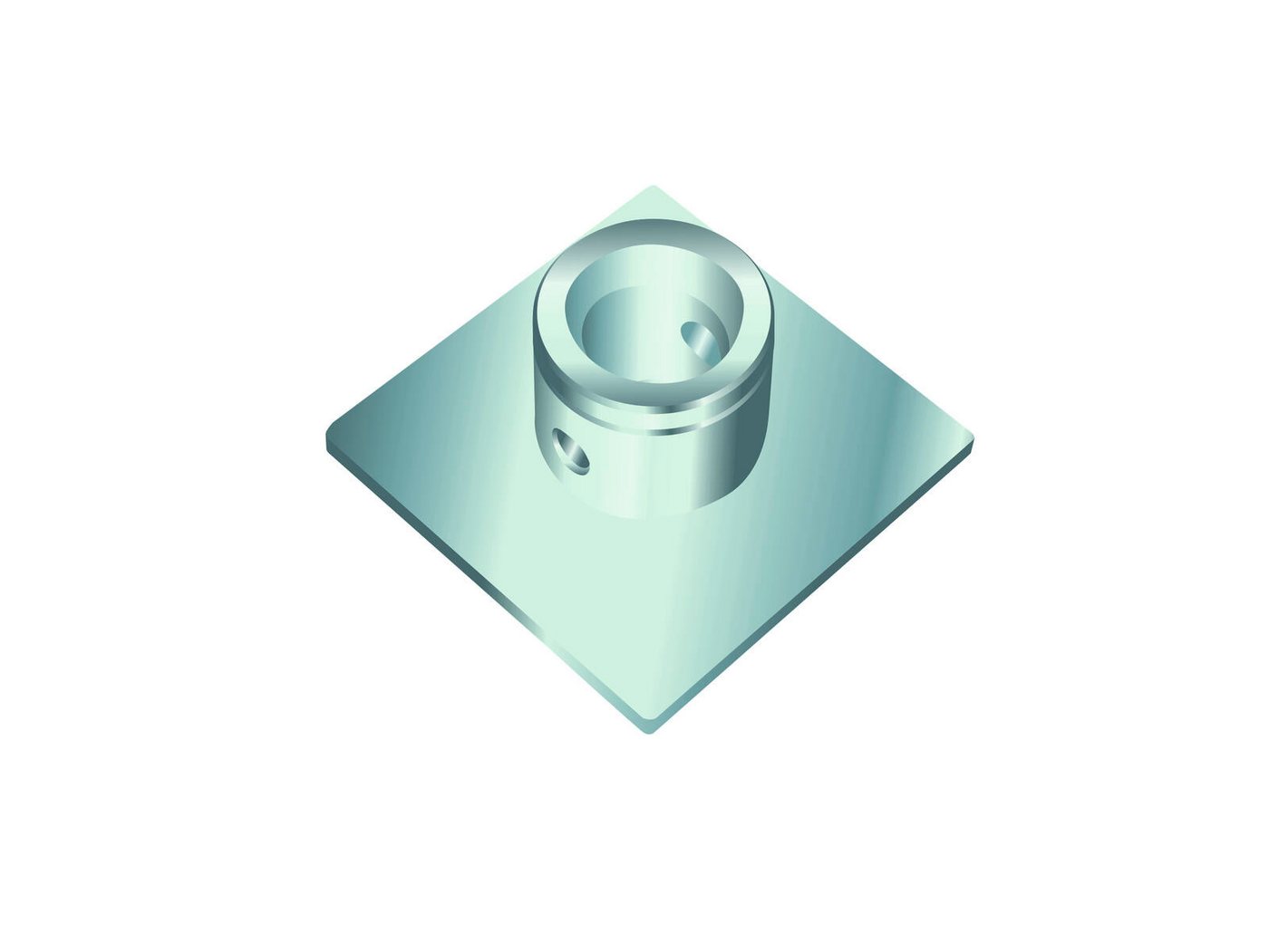 Thumbnail - Alutruss Rahmentraverse ALUTRUSS SINGLELOCK Bodenplatte SBP (eckig)