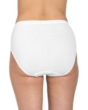 HAASIS Bodywear 1919 Midislip Damen Slips 66501673-weiss (Packung, 5-St., 5er Pack) hochwertige Herren Boxershorts in optimaler Passform