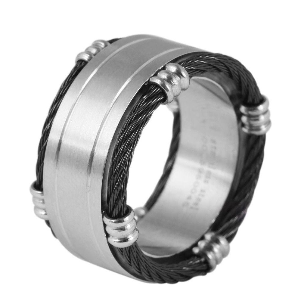 Adelia´s Fingerring Herren Ring aus Edelstahl günstig online kaufen
