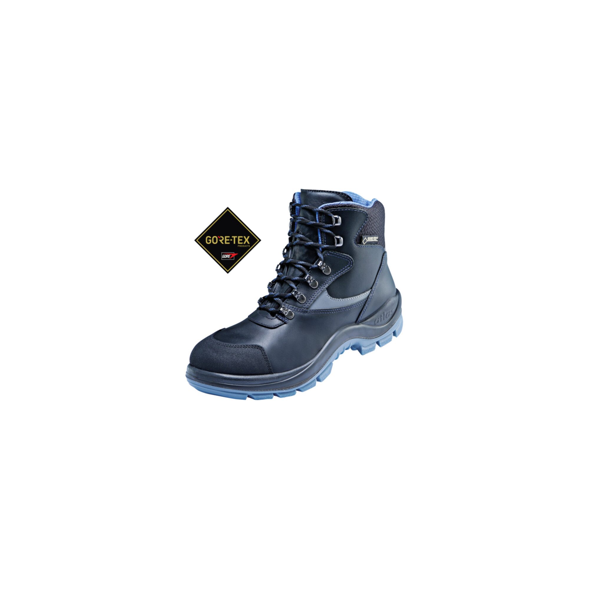 Atlas Atlas knöchelhoher Sicherheitsschuh GTX 565 XP blueline ESD S3, Weite Sicherheitsschuh