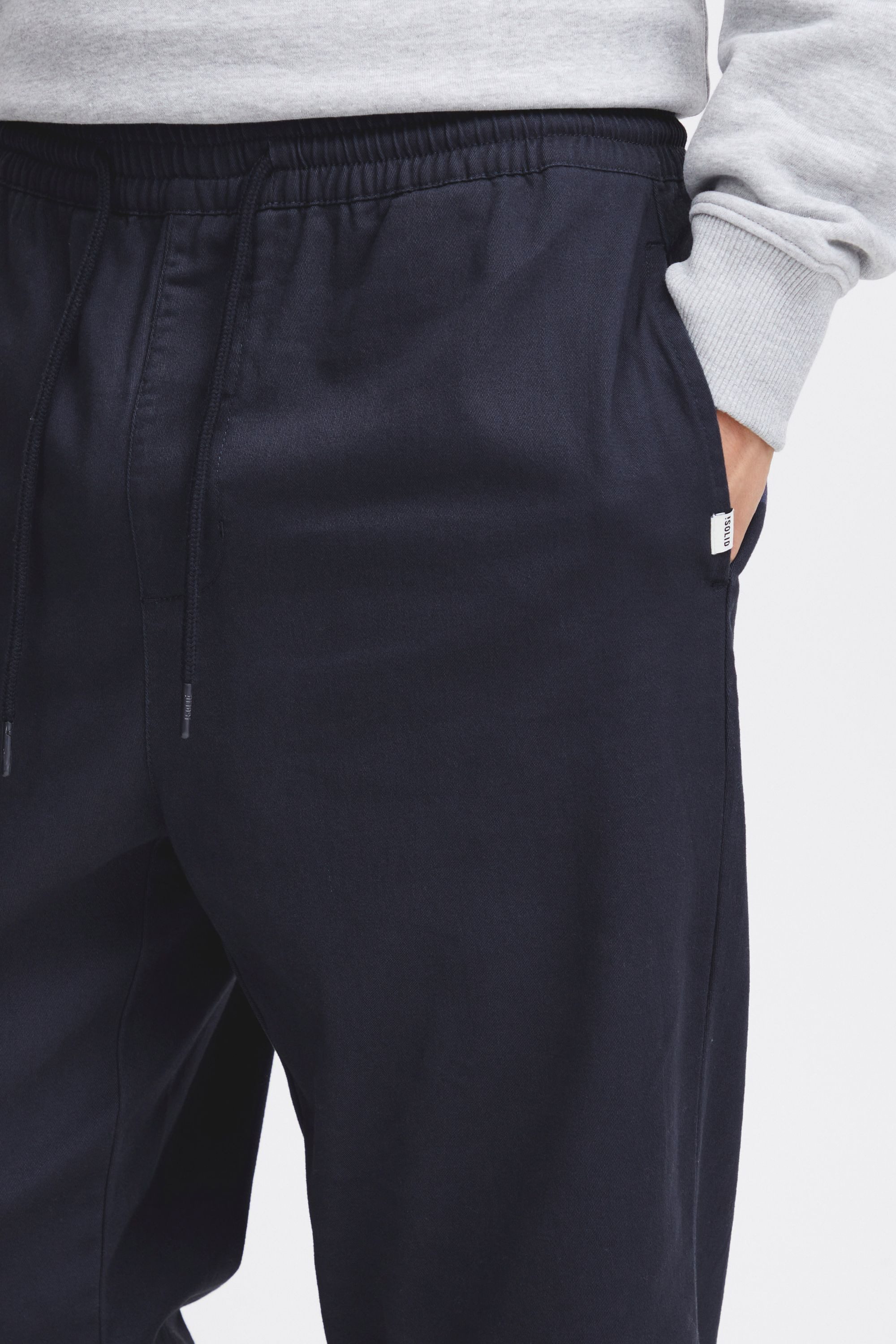 !Solid Chinohose SDGinte Stoffhose mit elastischem Bund und Kordeln - Streight Fit