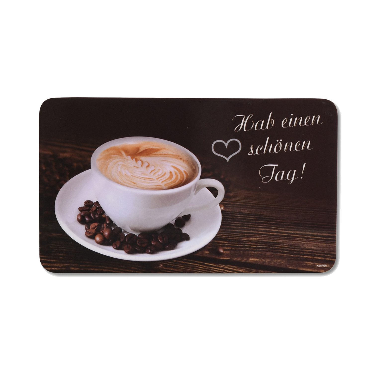 Kesper Frühstücksbrett Dekor-Frühstücksbrettchen, Coffee