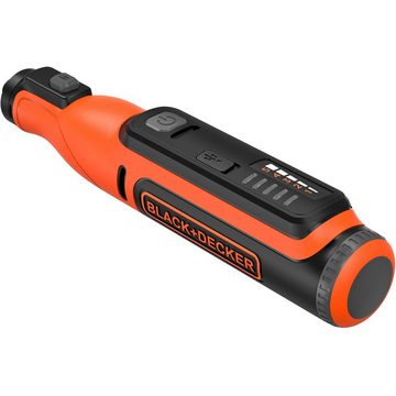 Black & Decker Winkelschleifer Multifunktions-Werkzeug BCRT8IK-XJ, 7,2Volt