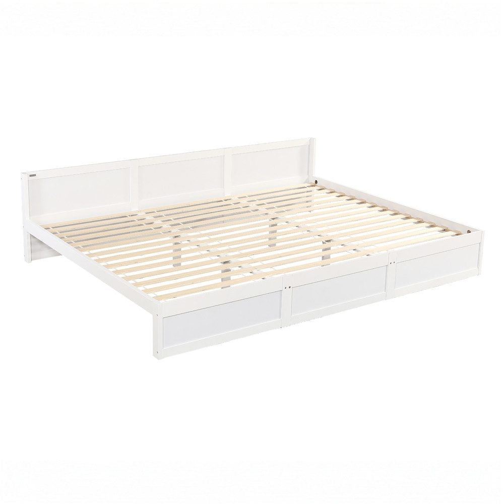 HOME DELUXE Bett Familienbett DILAR - 270 x 200 cm, wahlweise mit Matratze, Holzbett, Doppelbett