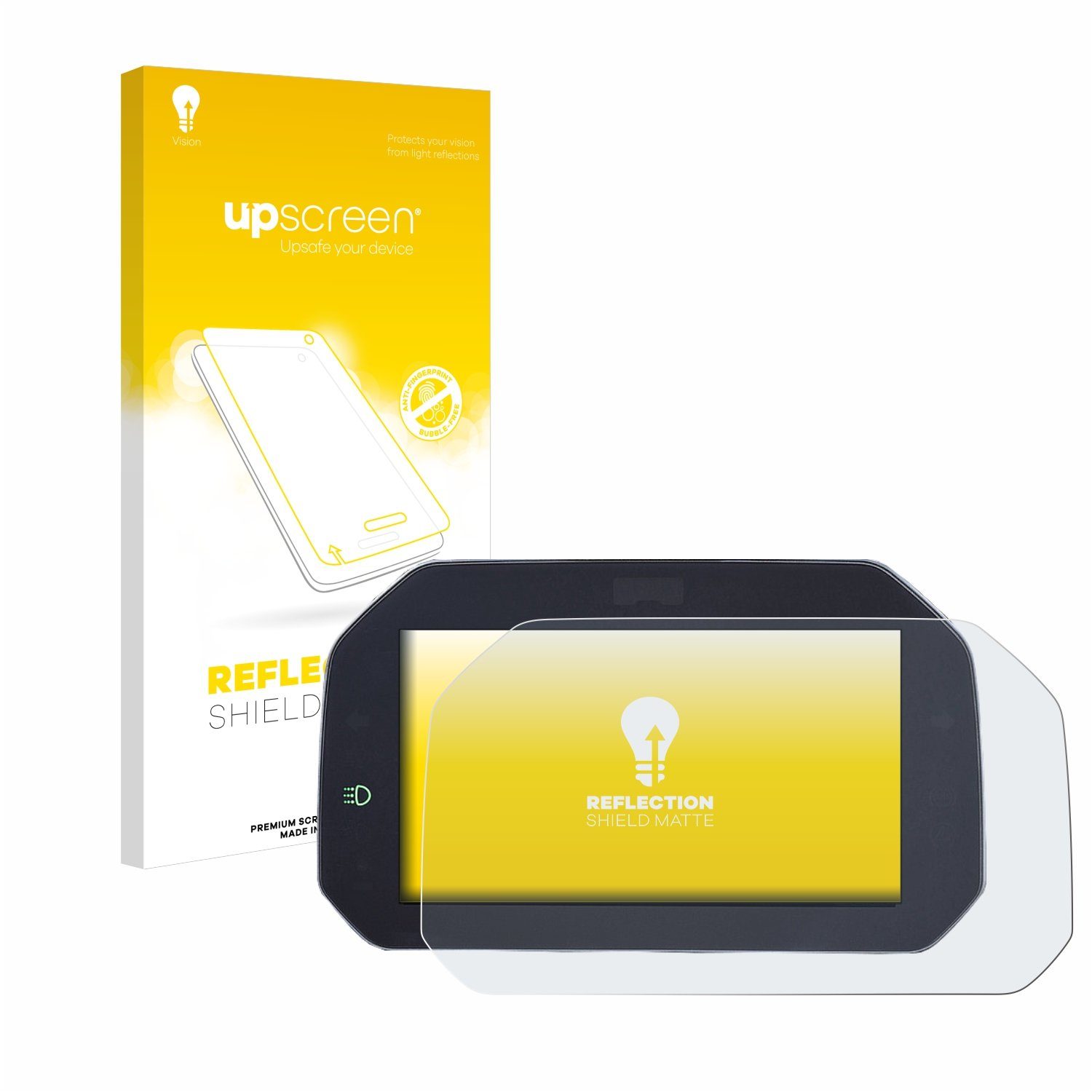 upscreen Displayschutzfolie Schutzfolie für BMW R1200GS LC 2013-2019 Connectivity TFT 6.5", Displayschutz Schutz Folie Matt Entspiegelungsfolie