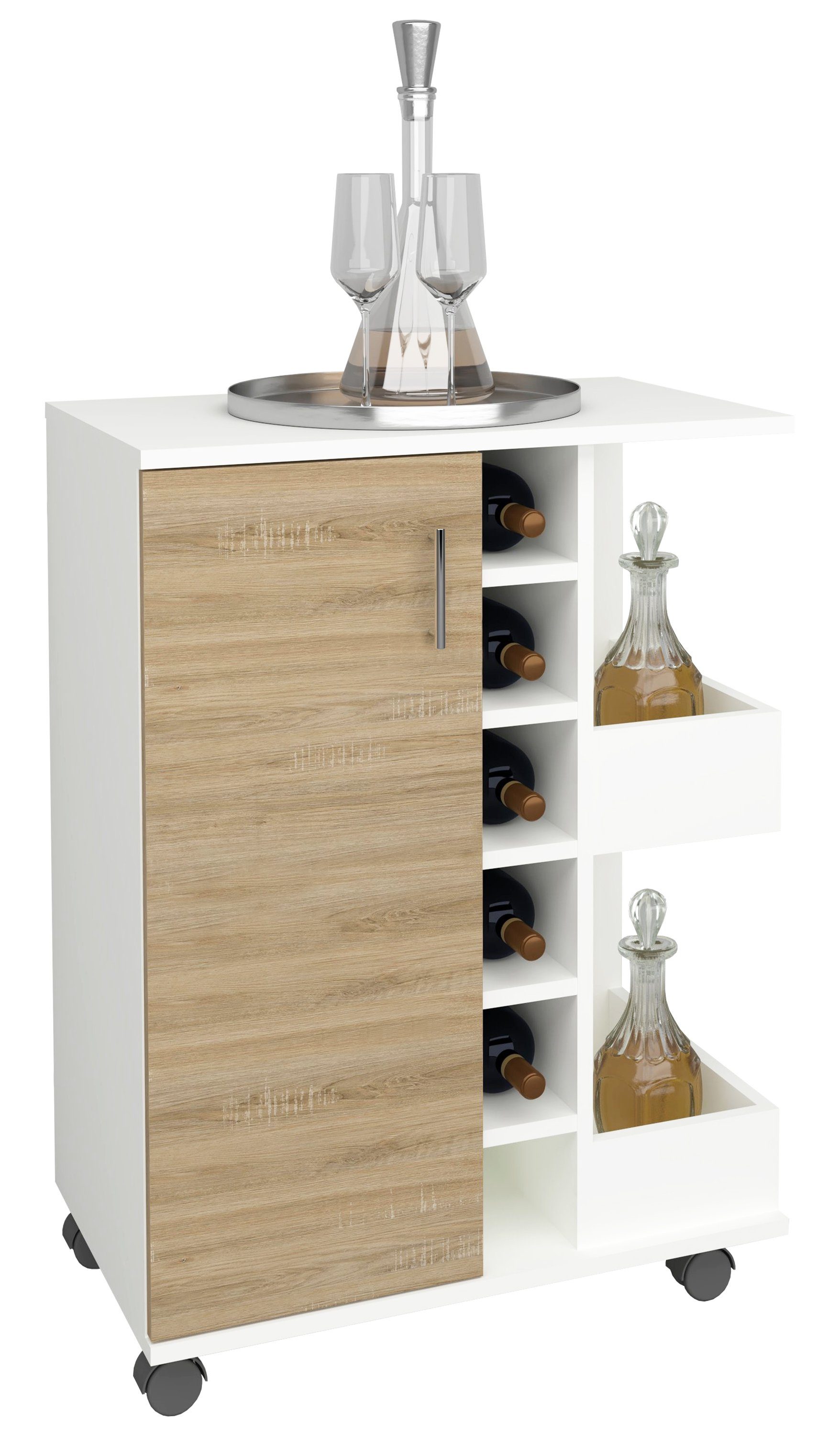 VCM Küchenwagen Küchenwagen Servierwagen Rollwagen Rollen Esilo M