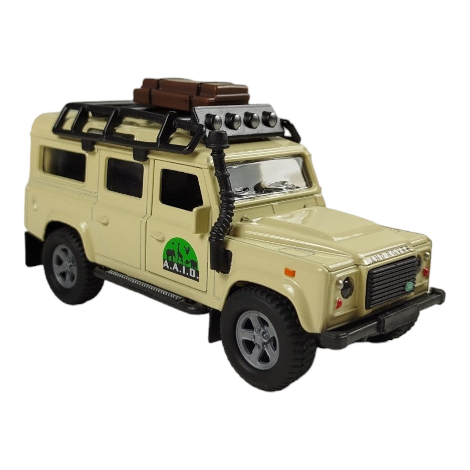 Toys Amsterdam Modellauto Safari Land Rover mit Anhänger Modellauto Defende günstig online kaufen