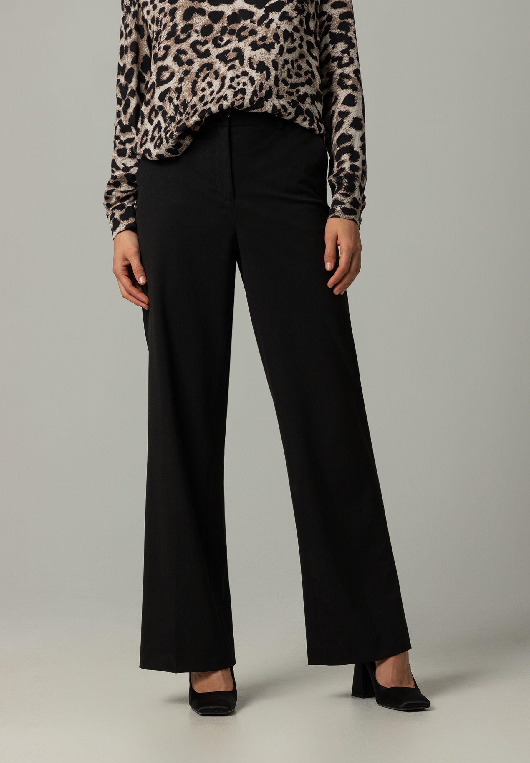 MORE&MORE Bügelfaltenhose HEDY (1-tlg) Falten günstig online kaufen