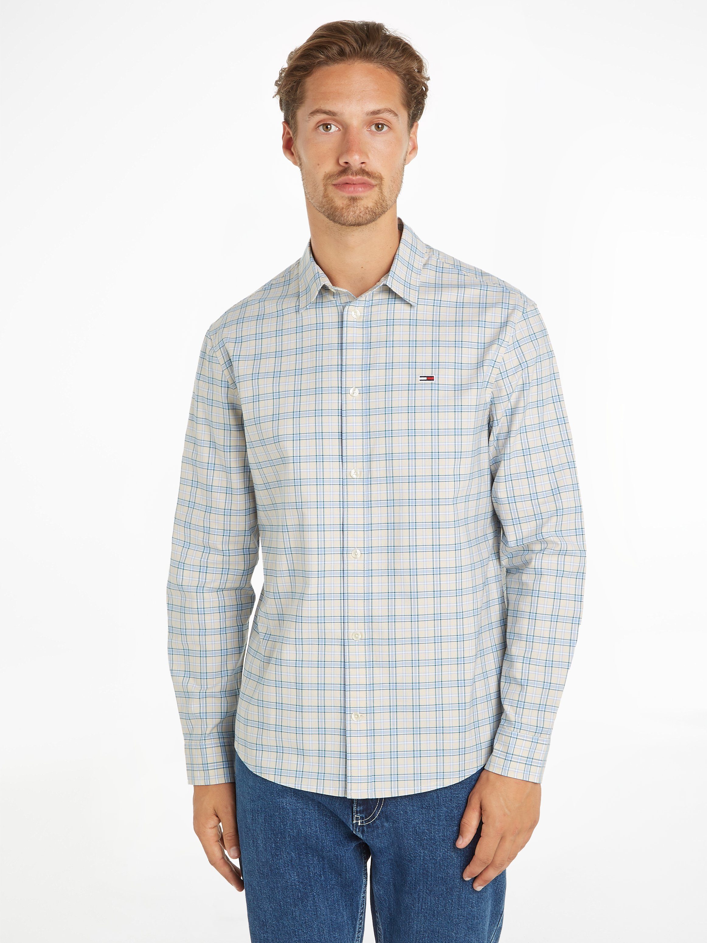 Tommy Jeans Langarmhemd TJM REG OXFORD günstig online kaufen