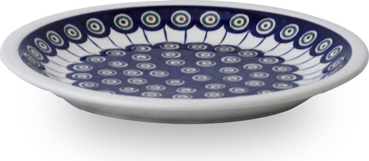 Bunzlauer Keramik Speiseteller Flacher Teller Ø24 cm Essteller, Servierteller, Keramikteller Dekor 8