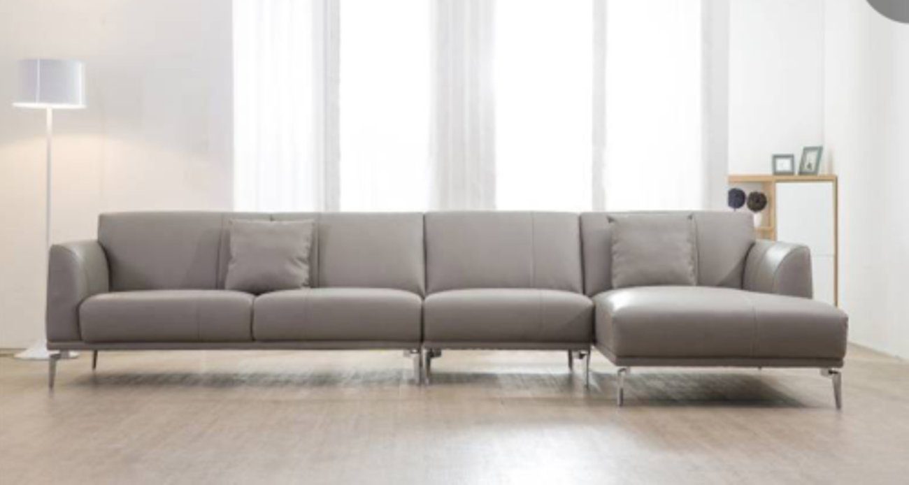 JVmoebel Ecksofa Sofa Ecksofa Eckcouch Couch Polster Sofas Couchen Leder Garnitur, Made in Europe