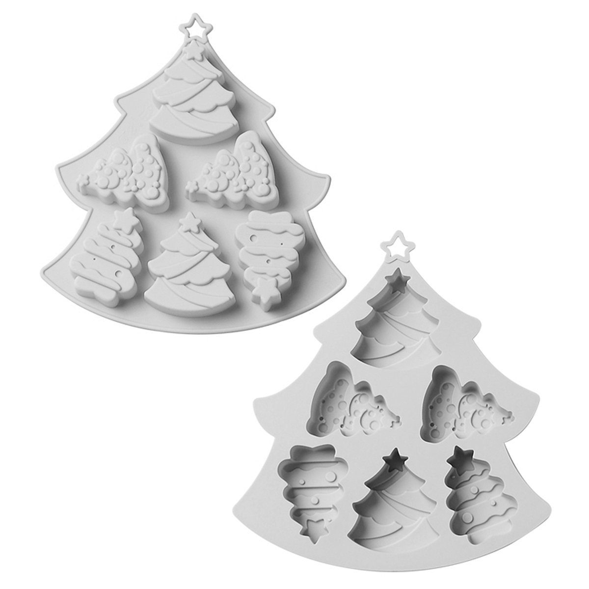 Metamorph Backform Weihnachtsbaum Silikon Backform - Minicakes Kekse, Minicakes Kekse
