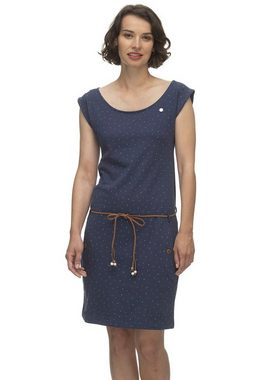Ragwear Jerseykleid TAGG DOTS (2-tlg., mit Bindegürtel) im Multi-Color-Punkte-Muster