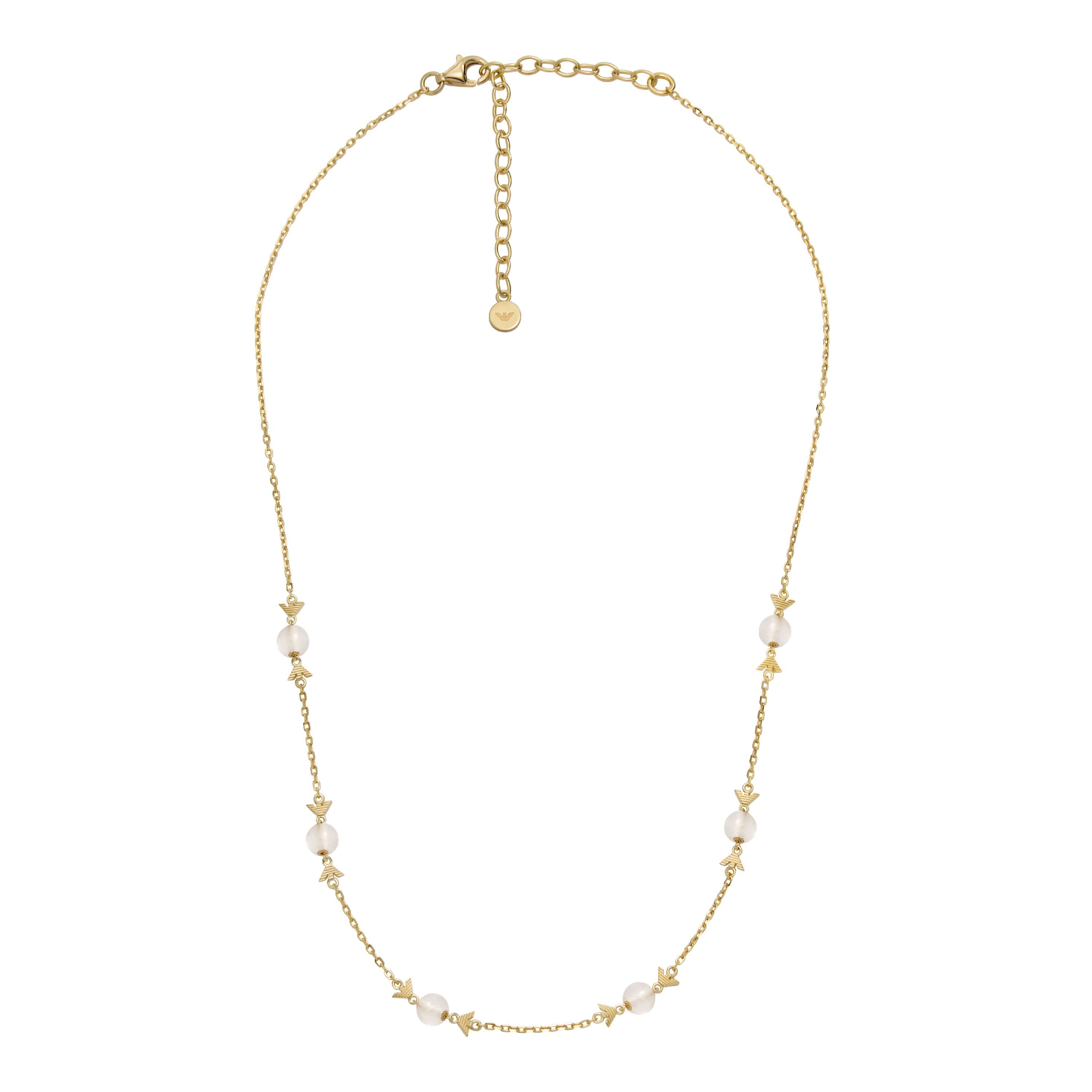 Emporio Armani Kette ohne Anhänger Schmuck Geschenk Metall Halskette, mit Quarz