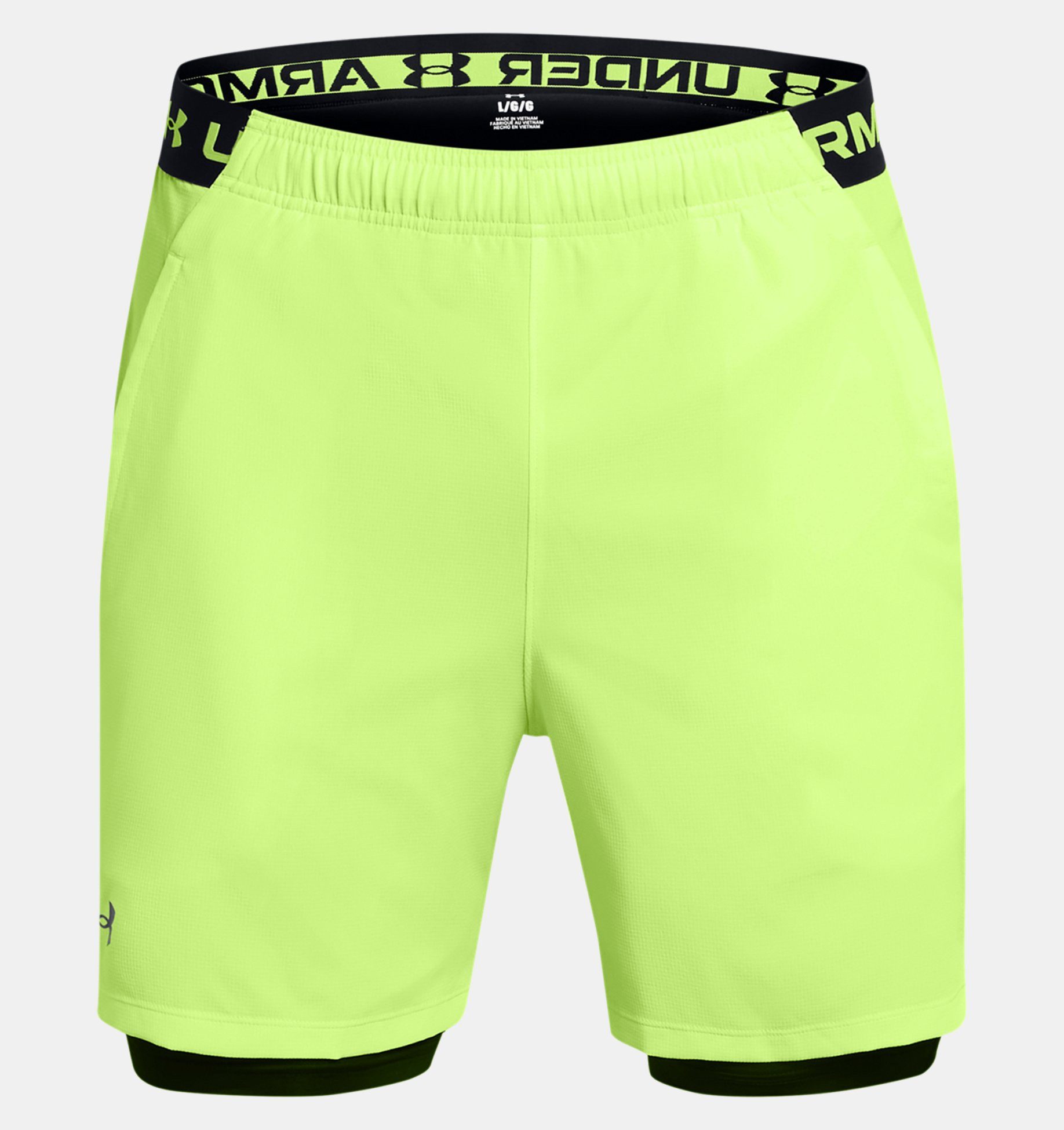 Under Armour® Laufshorts UA VANISH WOVEN 2IN1 STS MORPH GREEN