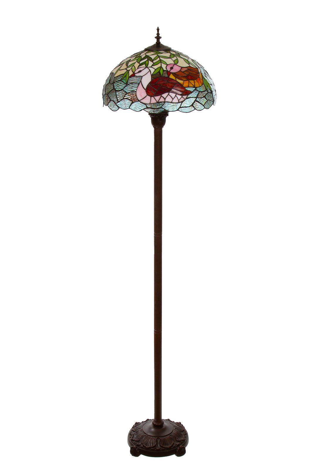 im Stehlampe Style, Stehlampe, Tiffany BIRENDY Dekorationslampe, Glaslampe Stehlampe
