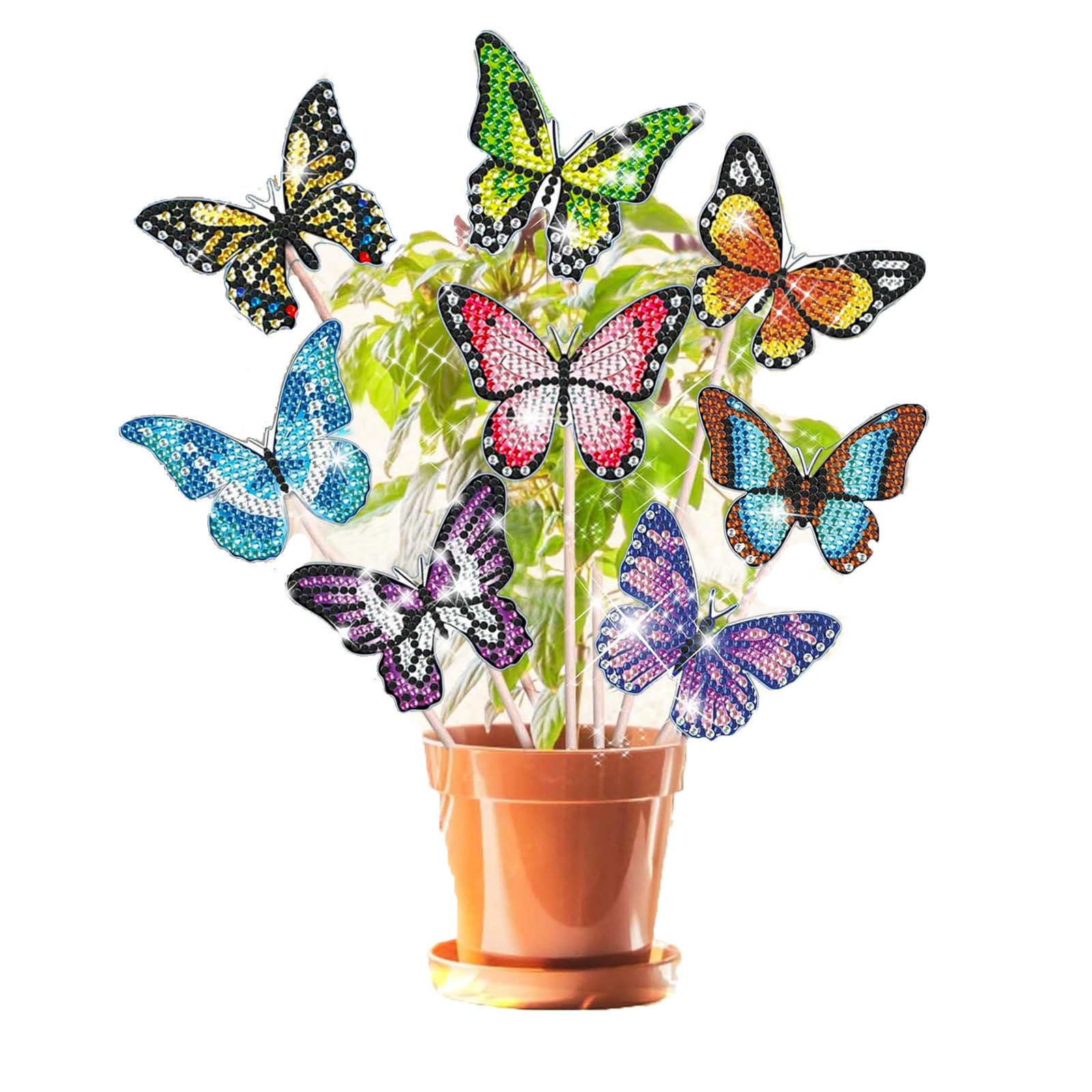 Kaket Malvorlage Schmetterling-Diamant-Malset, Garten- und Balkon-Deko (Set günstig online kaufen