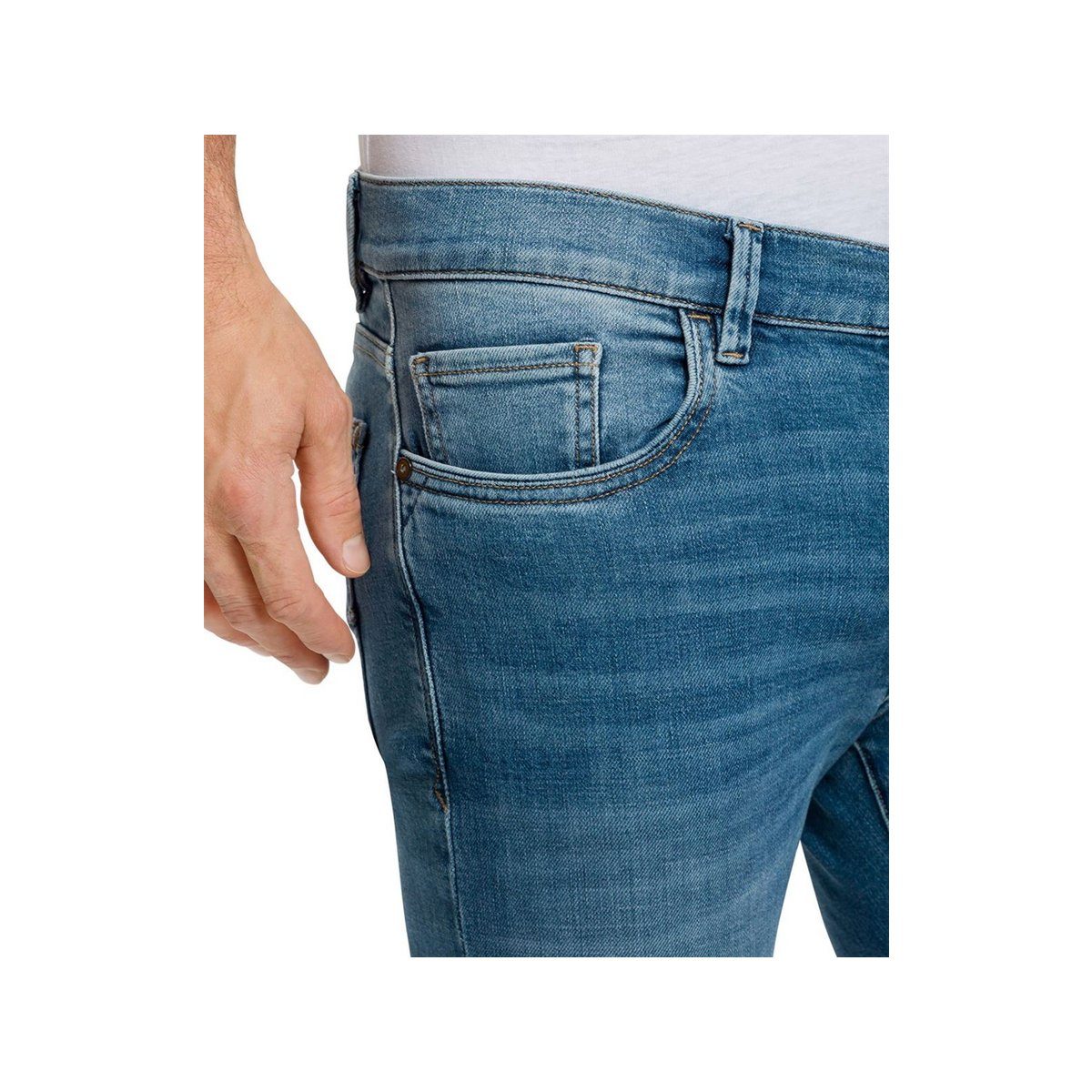 (1-tlg) hell-blau Authentic fit Stoffhose Jeans Pioneer regular