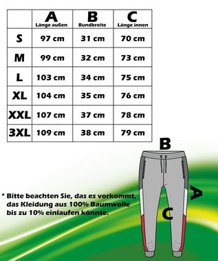 L.gonline Jogginghose Herren Jogginghose, Freizeithose, Sporthose, Monte Carlo 592 (Sweatpants, 1-tlg., im modischem Design) Fitness Freizeit Casual