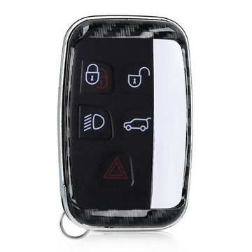 kwmobile Schlüsseltasche Autoschlüssel Hülle für Land Rover Jaguar (1-tlg), Hardcover Schutzhülle Schlüsselhülle