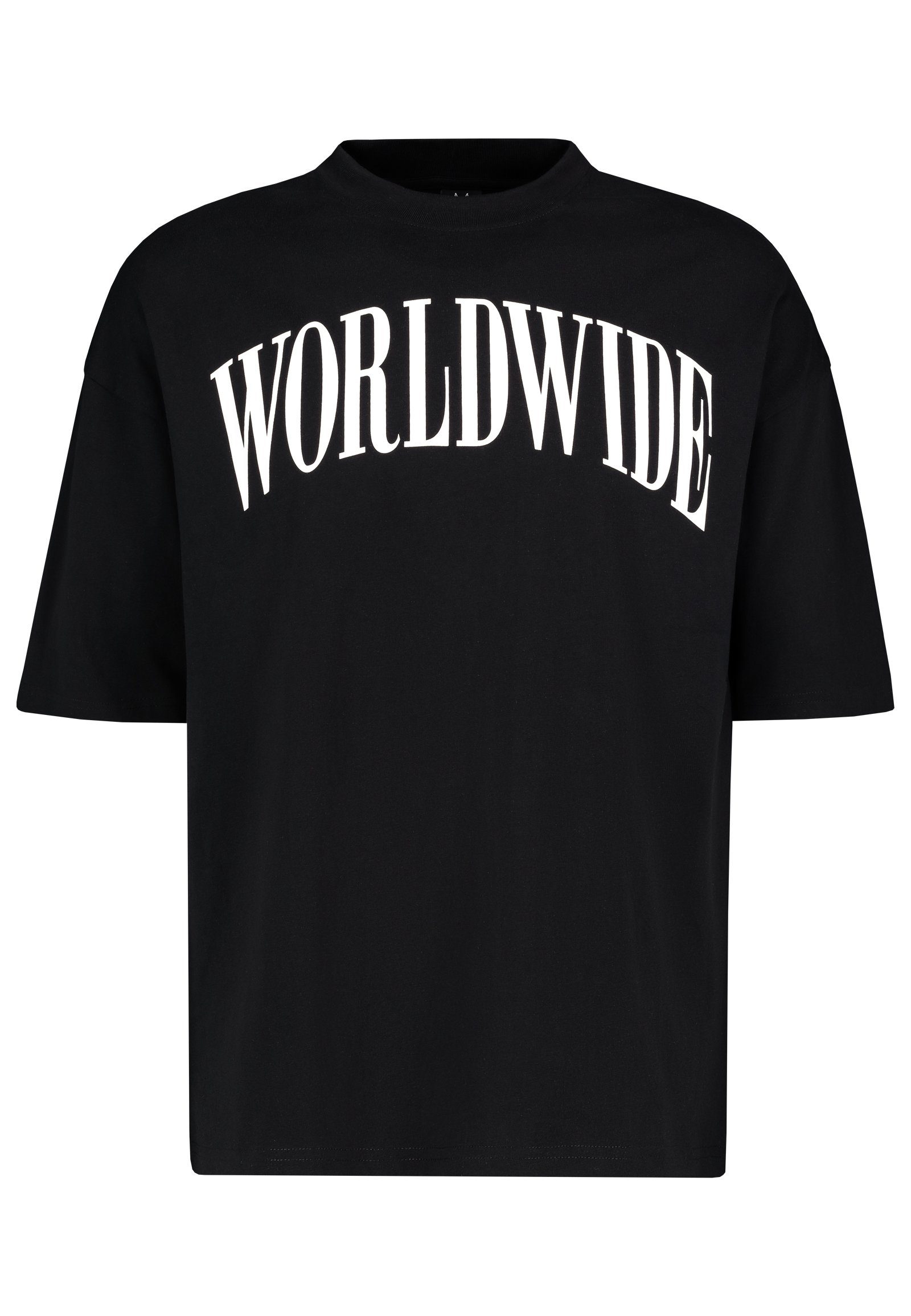 Oversize T-Shirt black mit T-Shirt Aufdruck SUBLEVEL