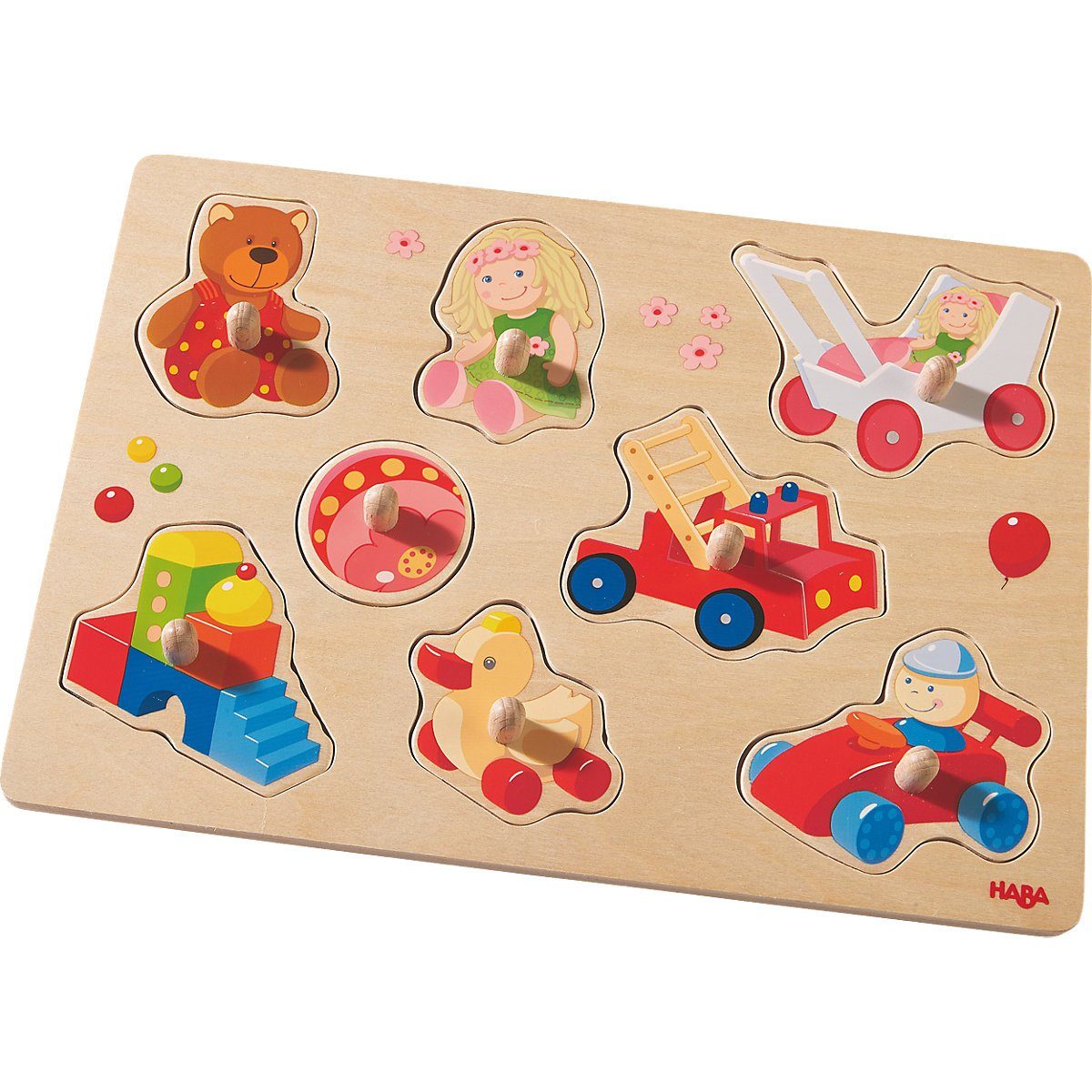 Haba Steckpuzzle »HABA 301963 Greifpuzzle Meine ersten Spielzeuge«,  Puzzleteile online kaufen | OTTO