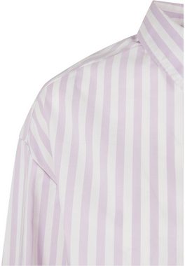 URBAN CLASSICS Klassische Bluse Urban Classics Damen Ladies Oversized Stripe Shirt