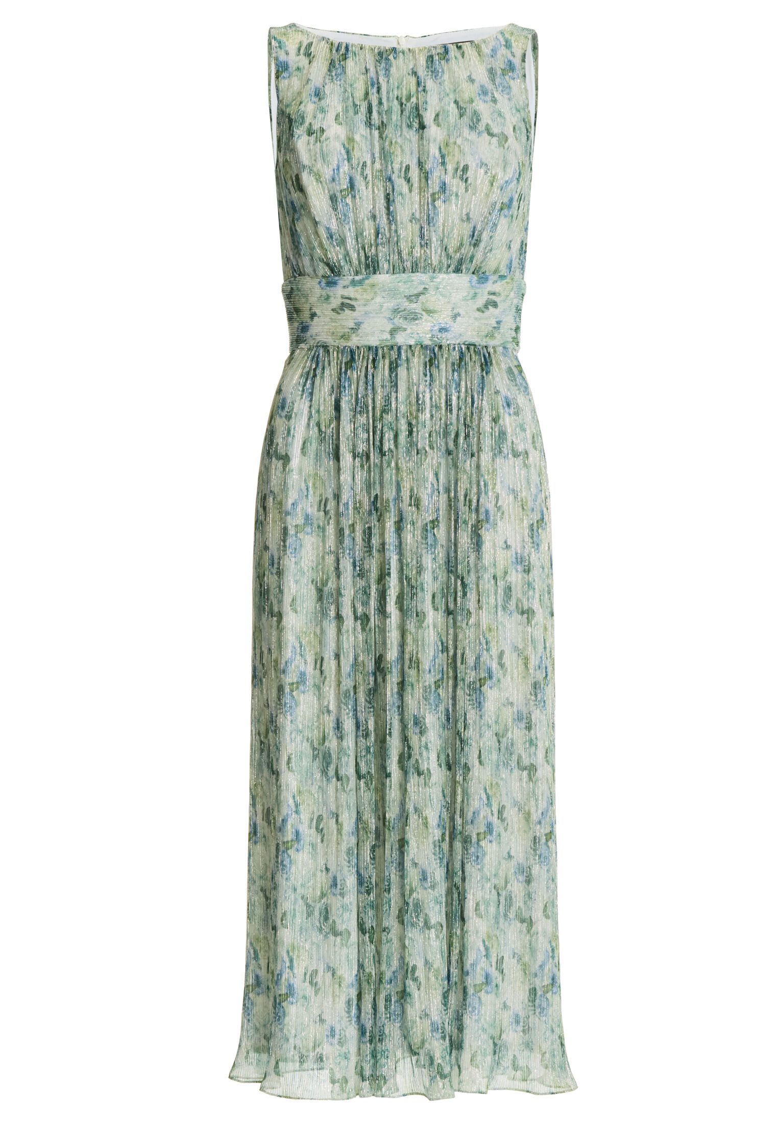 Cocktailkleid - Cocktailkleid aus bedrucktem Plissee Jersey