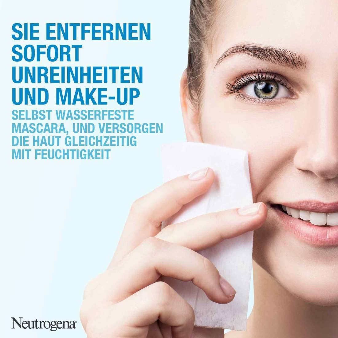 Neutrogena Gesichtsreinigungstücher Hydro Boost Aqua 6er-Pack (6x 25St)