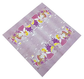 PAPSTAR Papierserviette 20 Servietten 33 x 33 cm, "Prinzessin", (Set, 20 St., Papierservietten), Prinzessinnenparty Prizessin Princess Party Feier Mottoparty