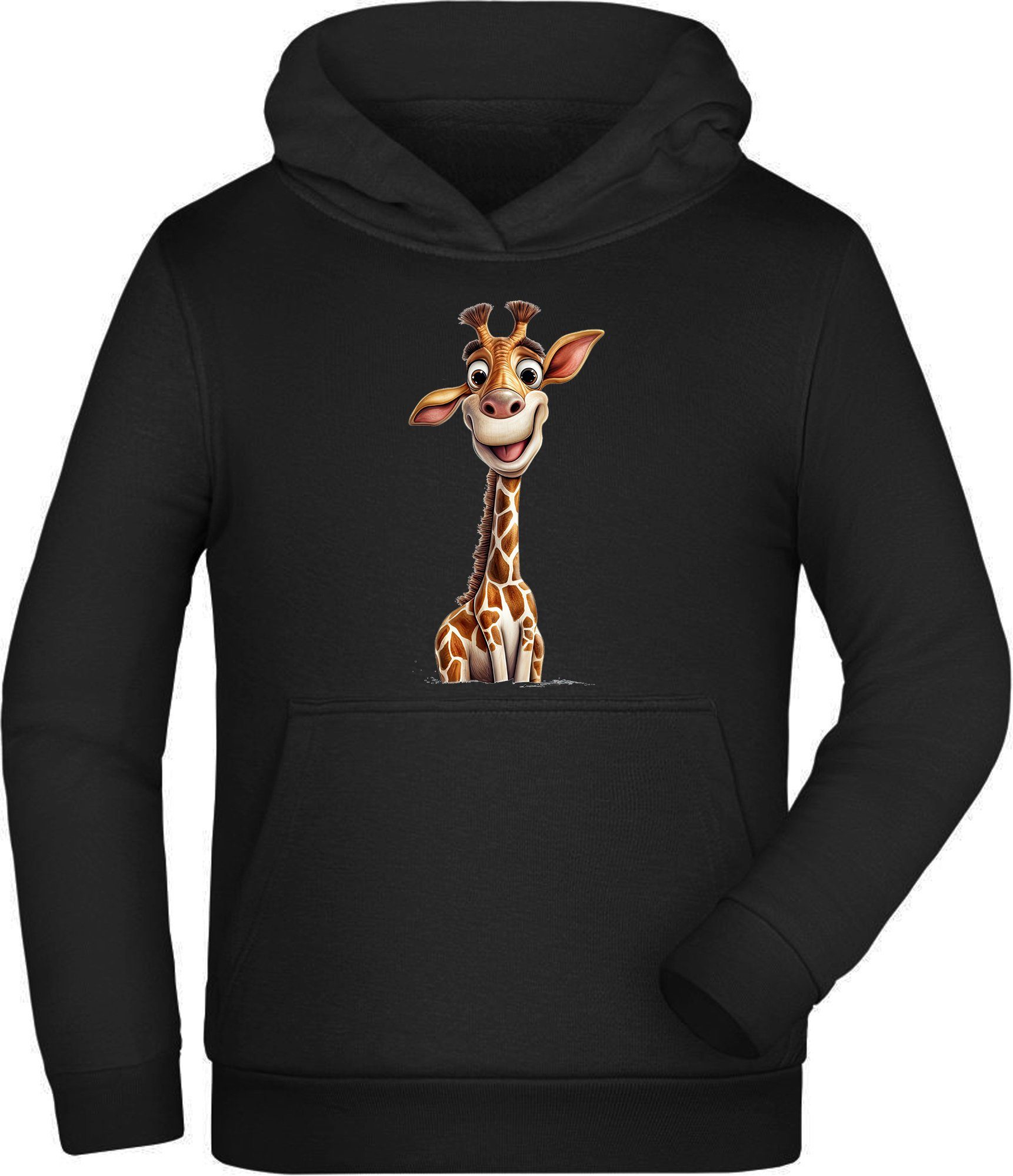 Hoodie Kinder Kapuzen Sweatshirt - Baby Giraffe Kinder Wildtier Hoodie