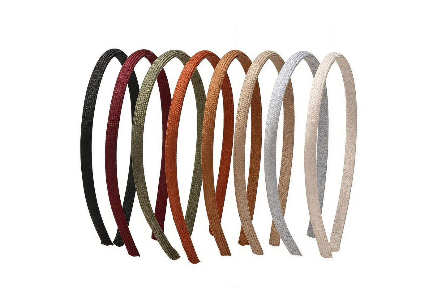 Zaewry Haarreif 6/7-teiliges Set Retro-Haarreifen, schmale Haarbänder, Haarschmuck für Damen und Mädchen