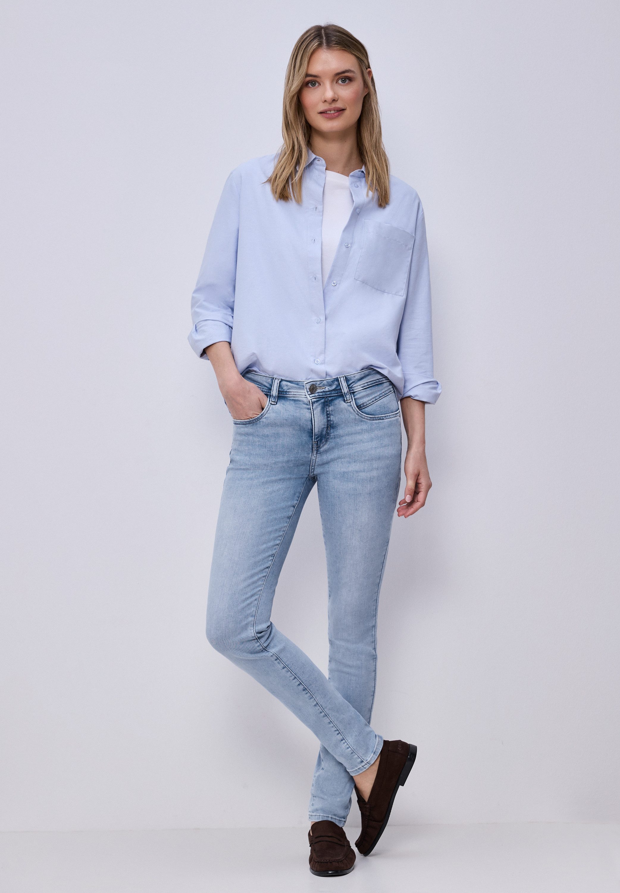 STREET ONE Slim-fit-Jeans im Denim-Style – Bild 5 von 5