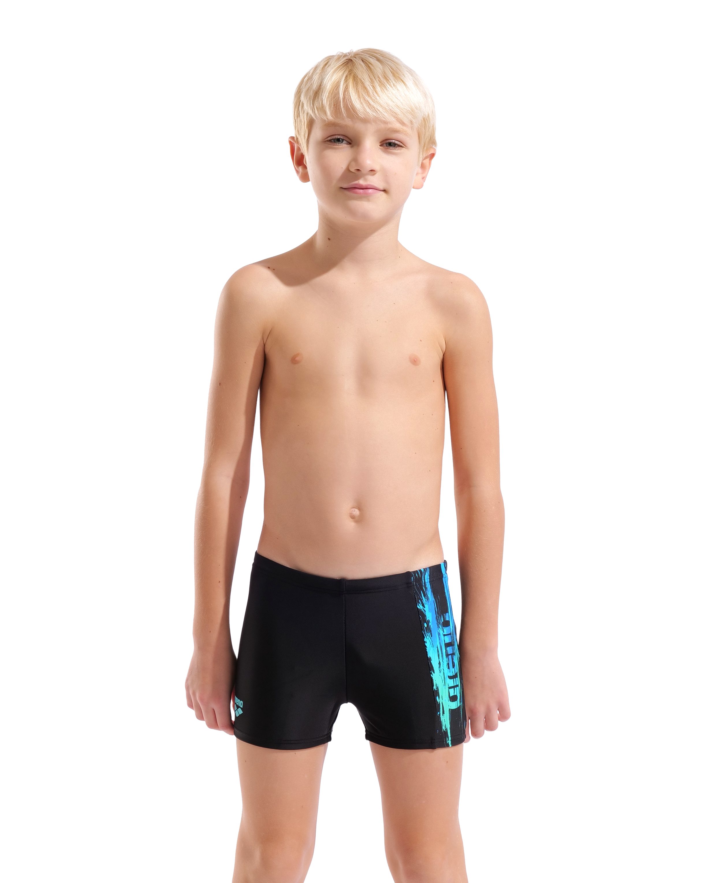 Arena Badeshorts B ARENA PAINT SWIM SHORT mit Stretchmaterial, chlor- und salzwasserbeständig