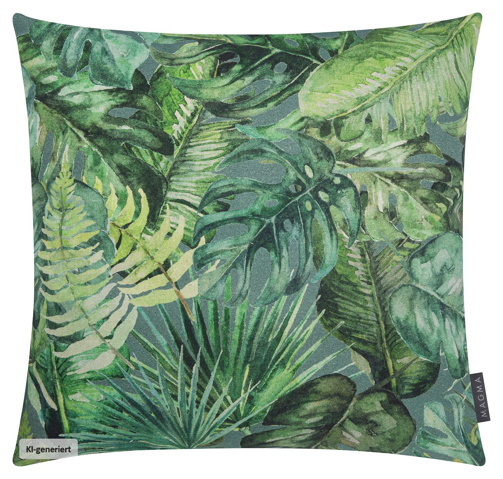 HTI-Living Dekokissen Dekokissen 45x45 Palmenblatt, Sofakissen Kuschelkissen